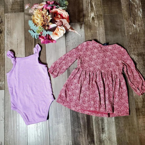 babyGap and Carter's Toddler Girl Top and Dress Size 24m and 2t Bundle NWOT - Picture 2 of 15